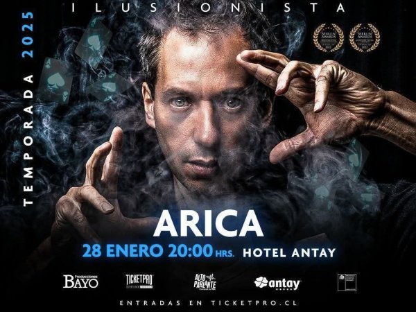 ¡Vive lo imposible este verano! La magia de Jean Paul Olhaberry llega por primera vez Arica con su show “Soy Magia”